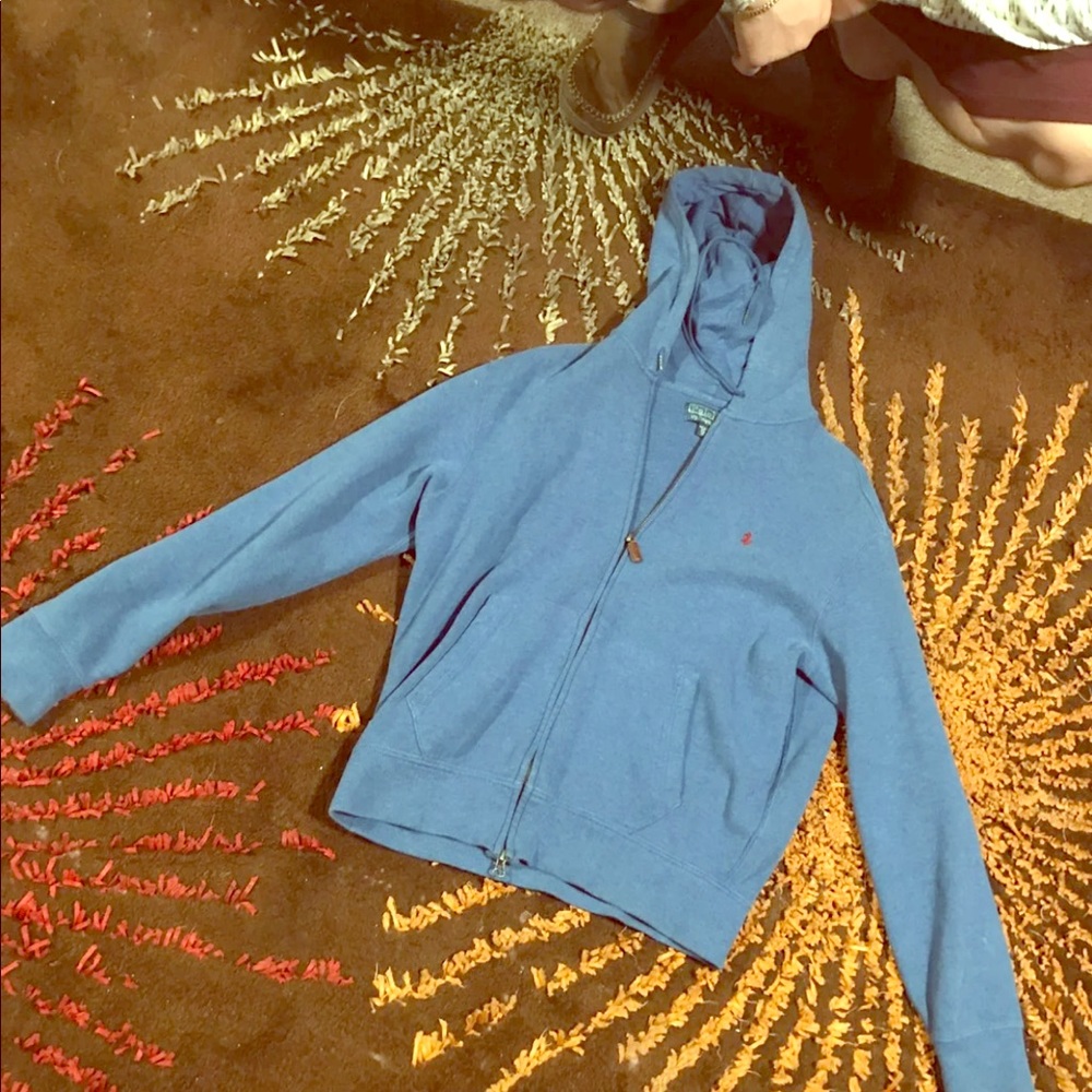 Polo zipper up hoodie
